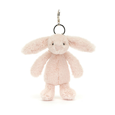 Jellycat Bashful Blush Bunny fuzzy bag charm