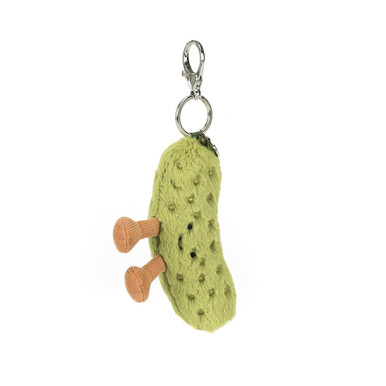 Jellycat Amuseables Pickle fuzzy bag charm
